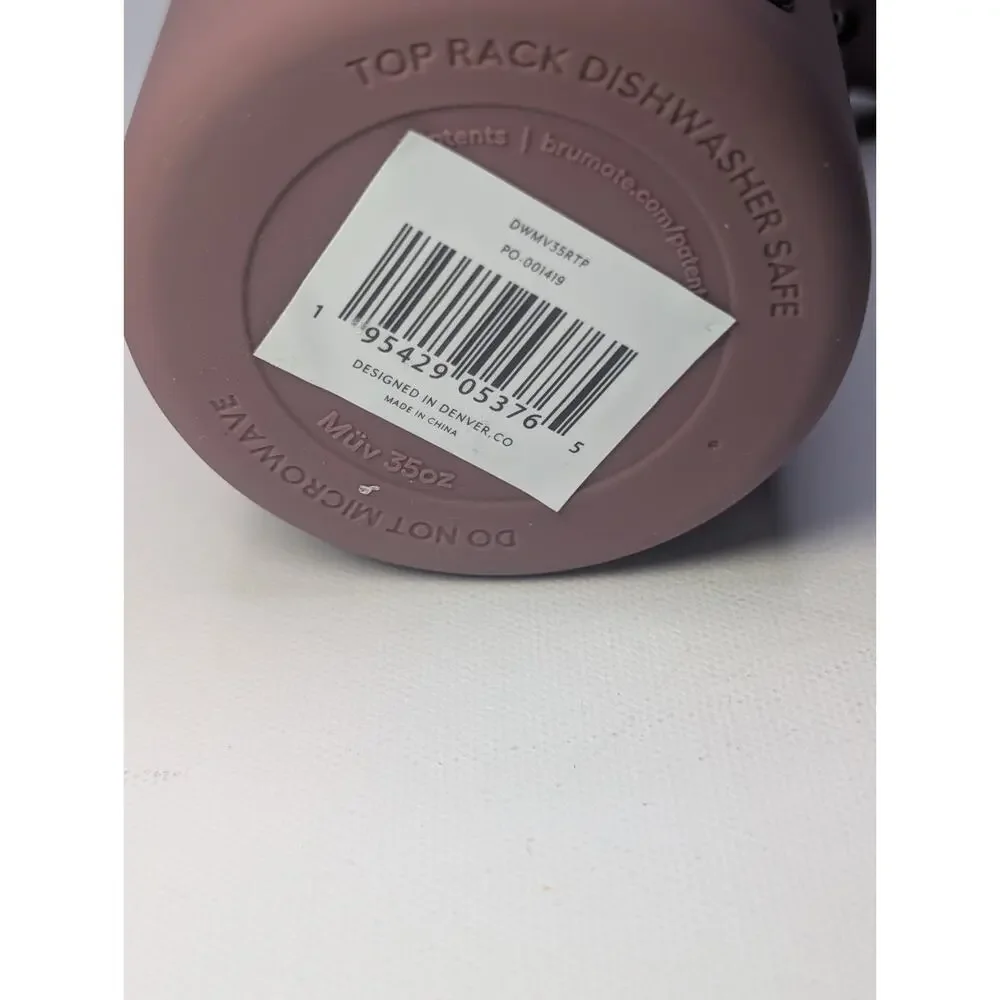 BrüMate Müv 35 oz Leakproof Travel Coffee Mug Rose Taupe New
